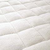 Sheepskin Sherpa Fleece Mattress Topper