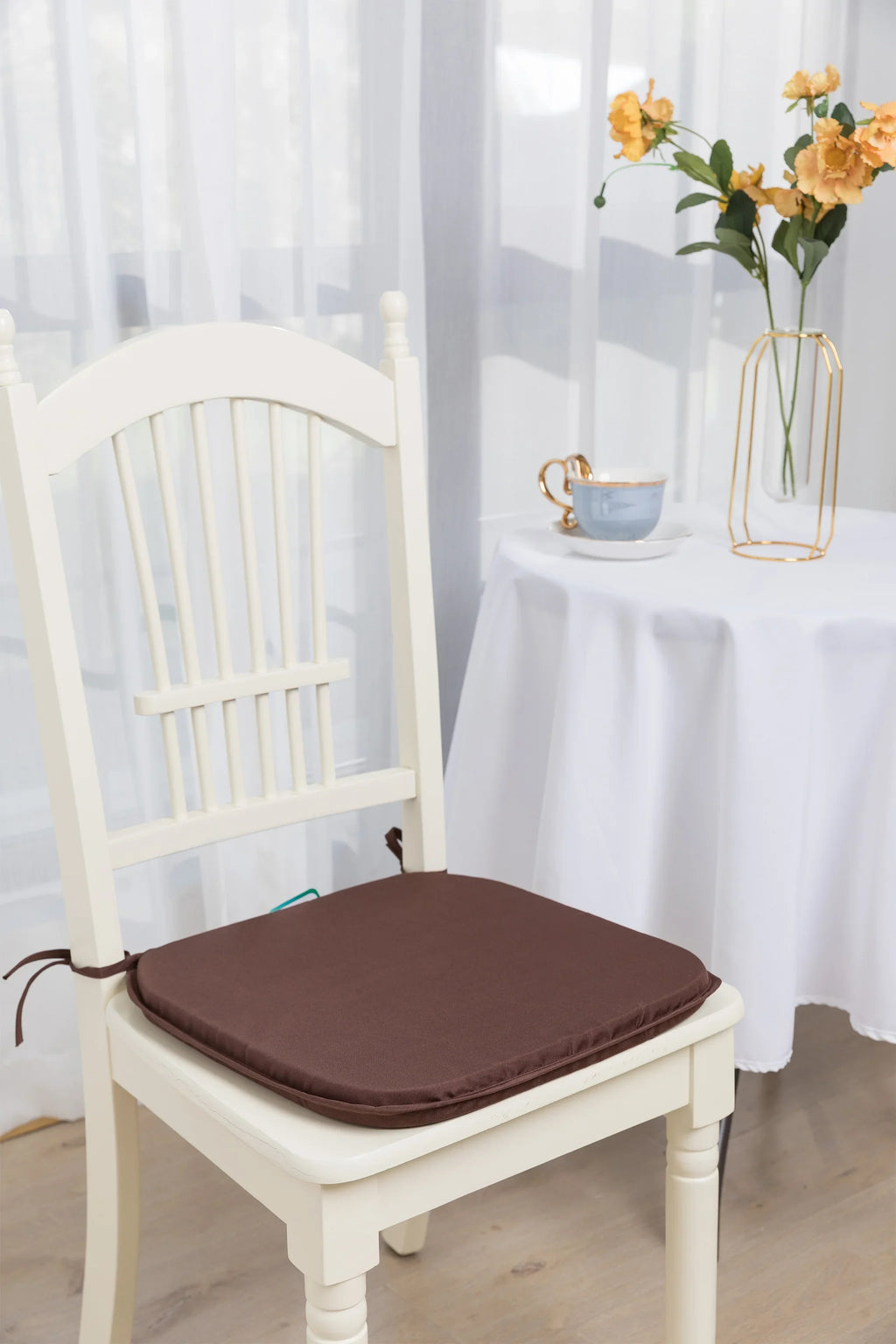 Chair Slim Seat Pad With Ties (37cm x 42cm)