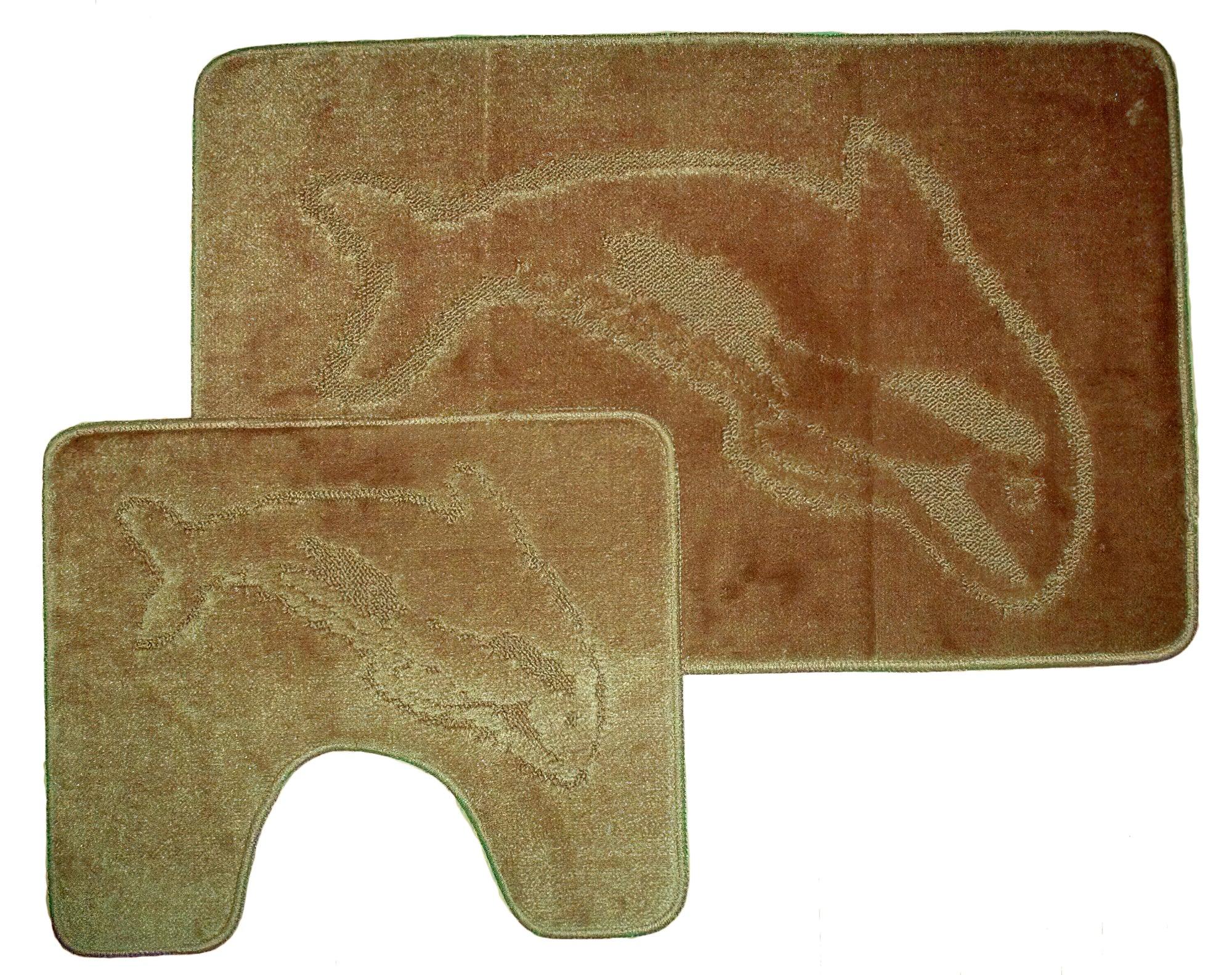 Dolphin Bath Mat Set