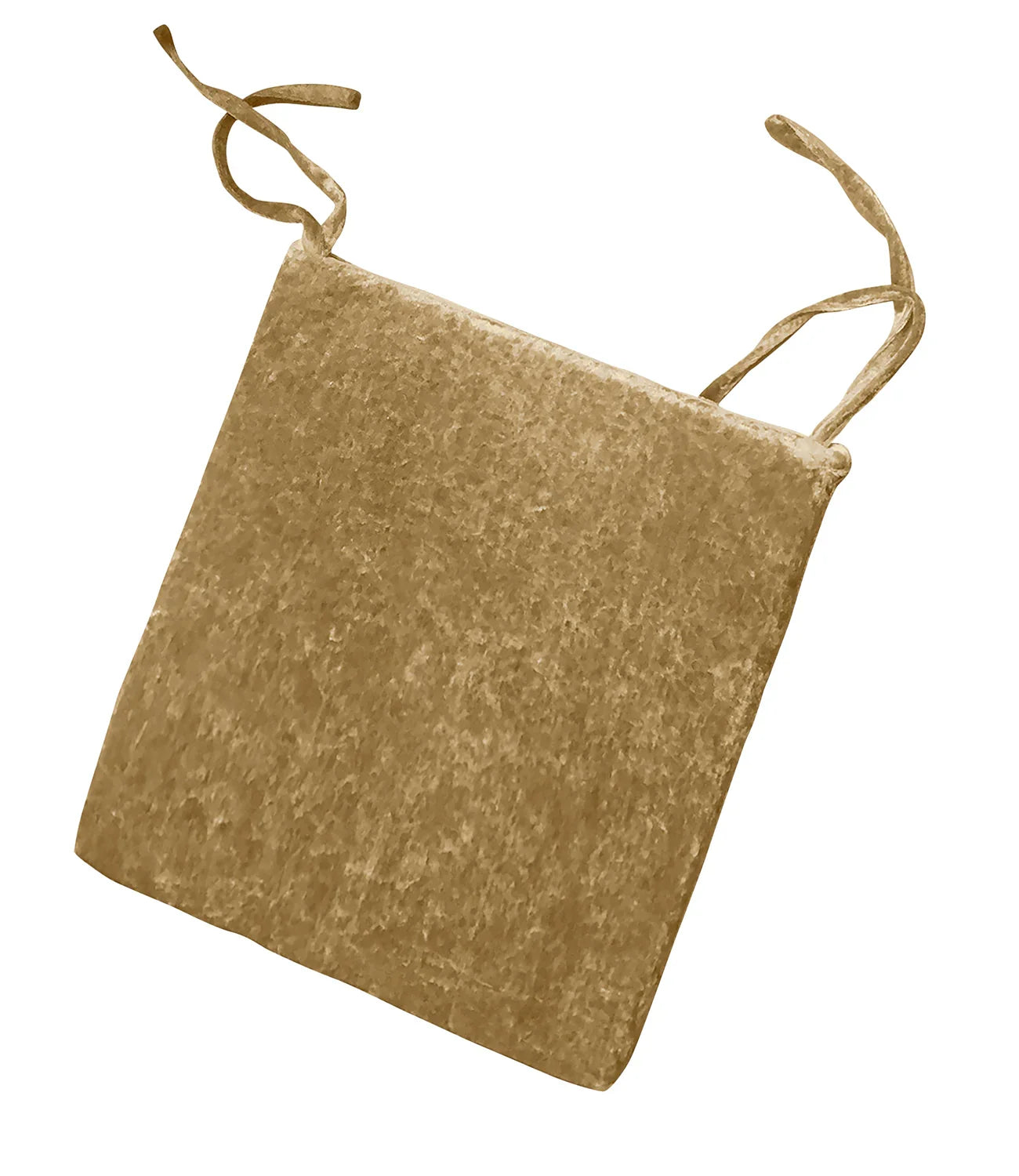 Buy Velvet Cushion Foam Chair Seat Pads with Tie-On Zip Cover | 42cm x 37cm | iStyle Mode UK