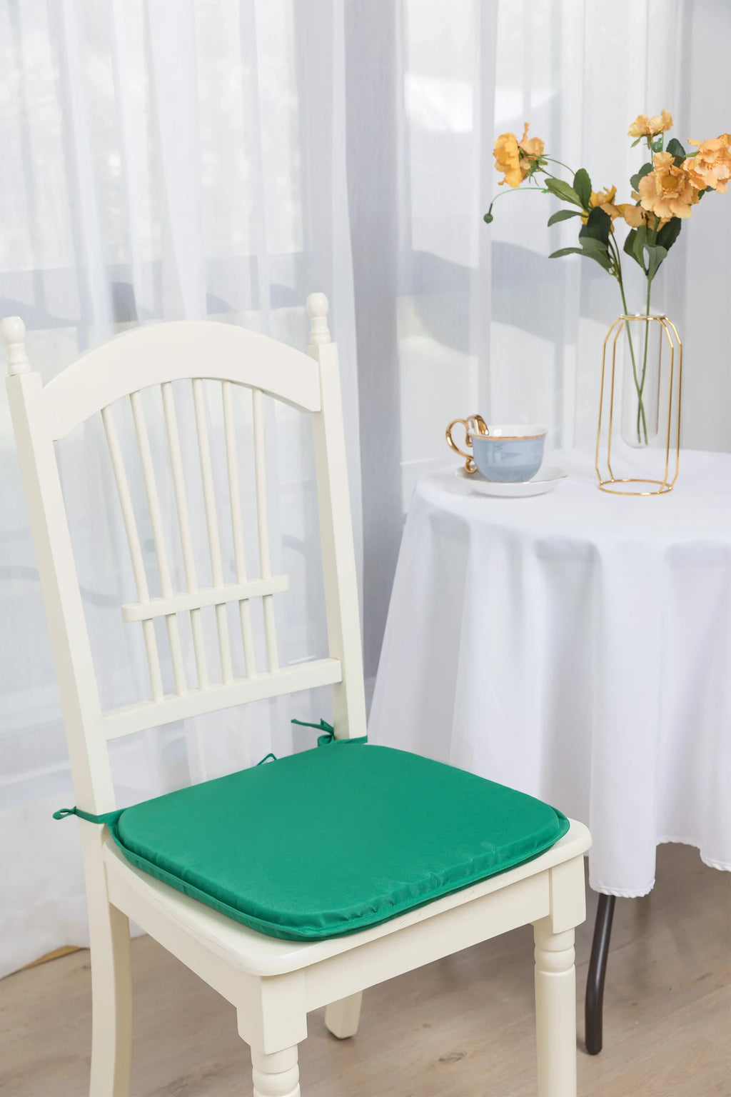 Chair Slim Seat Pad With Ties (37cm x 42cm)