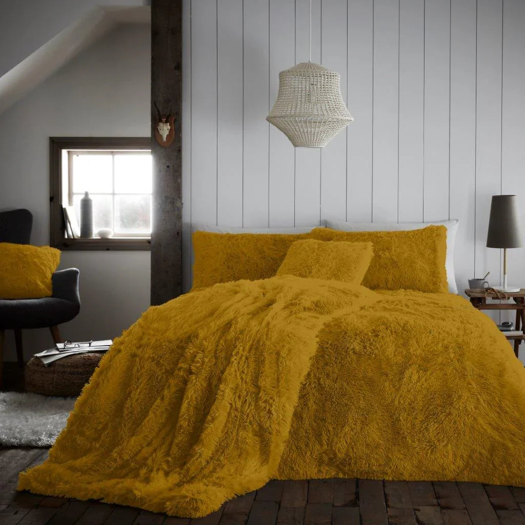 Teddy Bear Plain Fleece Duvet Cover Set | Soft & Cosy | iStylemode