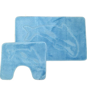 Dolphin Bath Mat Set