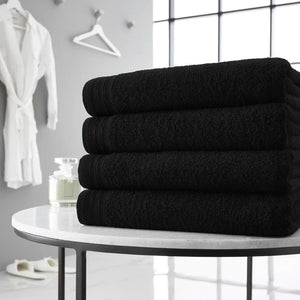 Wilsford 4 Piece Bath Sheet Towel Set | 100% Egyptian Cotton Luxury | iStyle Mode
