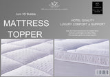 3D Bubble Microfiber Mattress Topper
