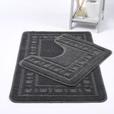 Diem Luxury Bath & Pedestal Mat 2 Piece Bath Mat Set