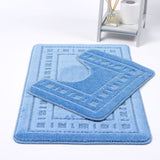 Diem Luxury Bath & Pedestal Mat 2 Piece Bath Mat Set