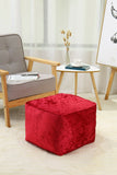 Crush Velvet Bean Bag Cube Foot Rest Stool Pouffe Ottoman